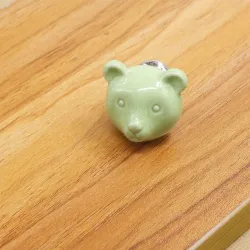 3D ceramic bear - furniture handles - knobsFurniture