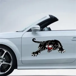 Black tiger - vinyl car stickerStickers