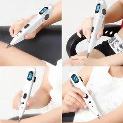 Elektronischer Akupunkturstift - Meridianenergie - Schmerzlinderung - Körpermassage