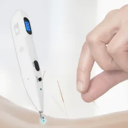 Elektronischer Akupunkturstift - Meridianenergie - Schmerzlinderung - Körpermassage