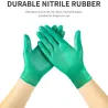 Disposable nitrile gloves - multipurpose - waterproof - green - 100 piecesHealth & Beauty