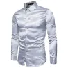 Satin long sleeve shirtT-shirts