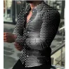 Elegantes Langarmshirt - geometrischer Druck