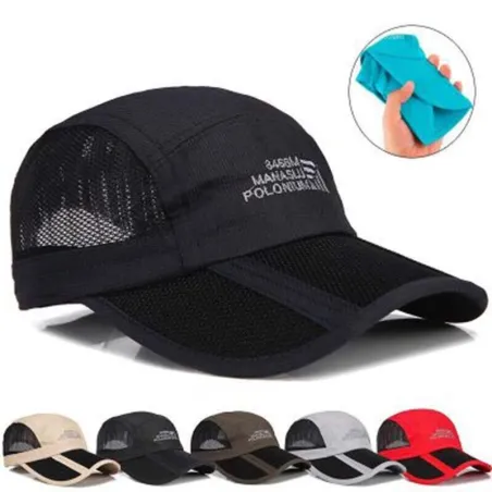 Sommerliche Baseballkappe - mit Mesh - Unisex