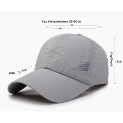 Sommerliche Baseballkappe - mit Mesh - Unisex