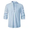 Classic long sleeve shirt - tie up necklineT-shirts