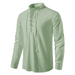 Classic long sleeve shirt - tie up necklineT-shirts