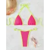 Sexy bikini set - with metal decorationsBeachwear
