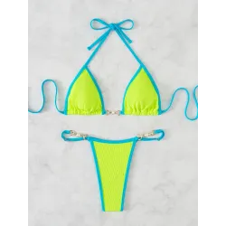 Sexy Bikini-Set - mit Metallverzierungen
