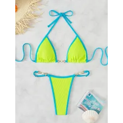 Sexy Bikini-Set - mit Metallverzierungen