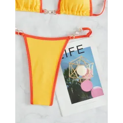 Sexy Bikini-Set - mit Metallverzierungen