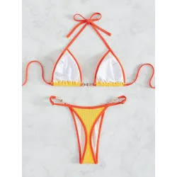 Sexy Bikini-Set - mit Metallverzierungen