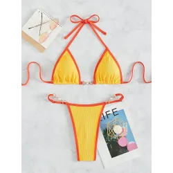 Sexy Bikini-Set - mit Metallverzierungen