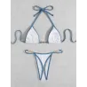 Sexy bikini set - with metal decorationsBeachwear