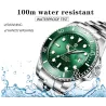 Pagani Design - Automatikuhr aus Edelstahl - wasserdicht - grün
