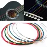 Bunte Gitarrensaiten – 6-teiliges Set