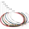 Bunte Gitarrensaiten – 6-teiliges Set