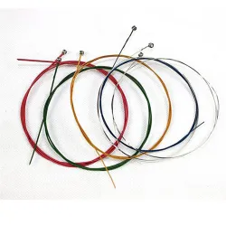 Bunte Gitarrensaiten – 6-teiliges Set