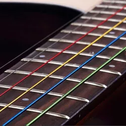 Bunte Gitarrensaiten – 6-teiliges Set