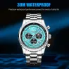 LIGE - luxury Quartz watch - luminous - stainless steel - waterproof - blackWatches