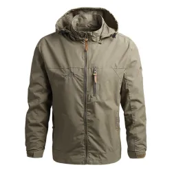 Windjacke für Herren mit Kapuze