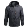 Windjacke für Herren mit Kapuze