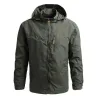 Windjacke für Herren mit Kapuze