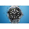 PAGANI DESIGN – mechanische Uhr – Edelstahl – Mesh-Armband – wasserdicht – blau