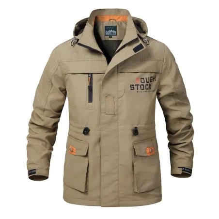 Militärische Herren-Kapuzenjacke – winddicht – wasserdicht