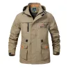 Militärische Herren-Kapuzenjacke – winddicht – wasserdicht