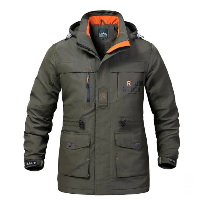 Militärische Herren-Kapuzenjacke – winddicht – wasserdicht