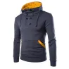 Warm hoodie - with collar buttonsHoodies & Sweatshirt