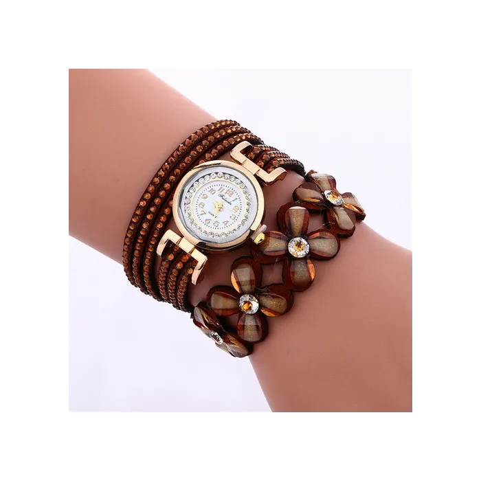 Multilayer crystal bracelet - with watchBracelets