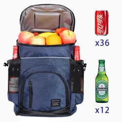 Thermo-Rucksack – Kühl-Isoliertasche – auslaufsicher – großes Fassungsvermögen – 33 l