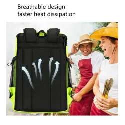 Thermo-Rucksack – Kühl-Isoliertasche – auslaufsicher – großes Fassungsvermögen – 33 l