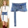 Fashion wide denim beltBelts