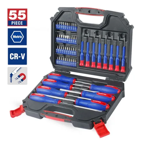 WORKPRO - Präzisions-Schraubendreher-Set - Bits - 55-teilig