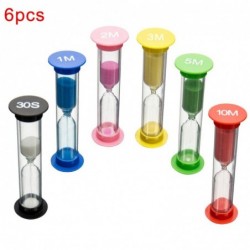 Hourglass - with sand - clock timer - 6 piecesPuzzles & Games