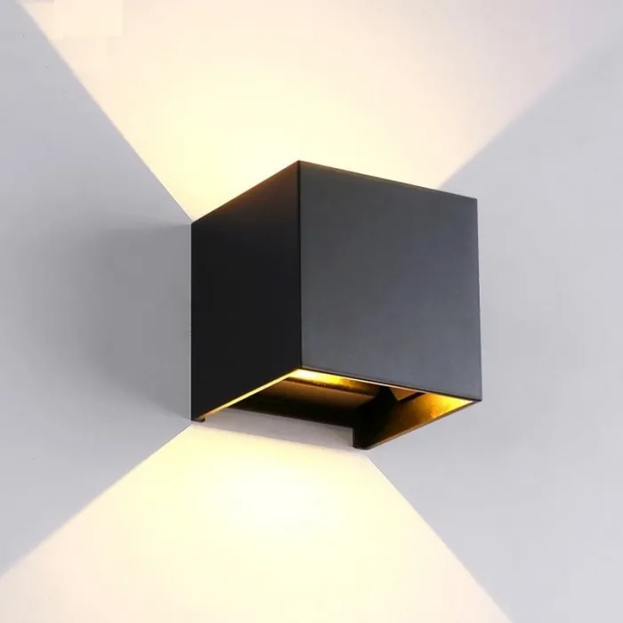 Quadratische LED-Wandleuchte - verstellbar - IP65 wasserdicht - AC85-265V - 6W