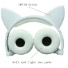 Kinderkopfhörer – LED – leuchtende Katzenohren – 3,5-mm-Klinkenstecker