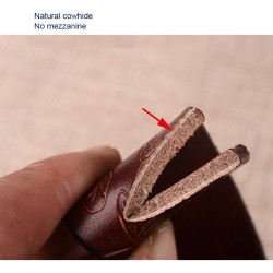 Retro-Ledergürtel – mit geschnitzter Metallschnalle