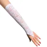 Sexy lange Spitzenhandschuhe - fingerlos