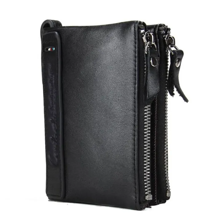 Herrenbrieftasche aus echtem Rindsleder