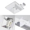 Solar-Außenlampe - PIR-Bewegungssensor - wasserdicht - 6 LED