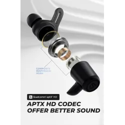 SounPEATS – Bluetooth 5.0 – kabellose Ohrhörer – wasserdicht – mit magnetischer Aufladung