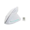 Ergonomische vertikale kabellose Maus – USB – optisch – 1600 DPI 6D – mit LED-Licht