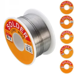 0,6/0,8/1/1,2 – 63/37 Kolophoniumkern – Flussmittel 2,0 % – Zinndraht – Lötdraht – 50 g – 100 g