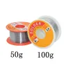 0,6/0,8/1/1,2 – 63/37 Kolophoniumkern – Flussmittel 2,0 % – Zinndraht – Lötdraht – 50 g – 100 g