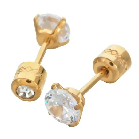 Kleine Ohrstecker mit Kristall