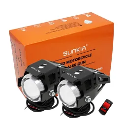 Motorrad-LED-Scheinwerfer – 3000 lm – CREE Chip – wasserdicht – 2 Stück